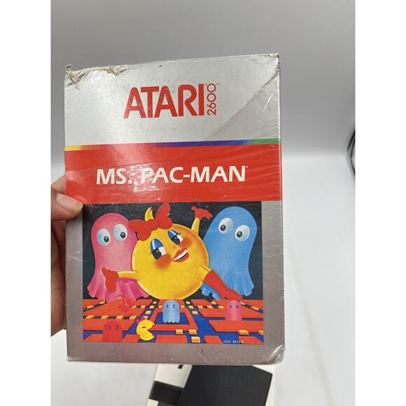 Ms. Pac-Man (Atari 2600, 1988) Game, Box & Manual - CIB CX 2675 - Picture 13 of 13